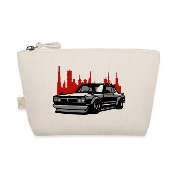 Lowrider Skyline Silhouette - Bio-Täschchen - Natur - Vorne
