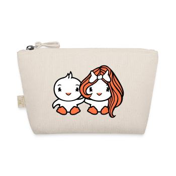 2 Oiseaux Dame Femme Homme Couple Amour En Amour Doux - Trousse biologique - nature - Devant