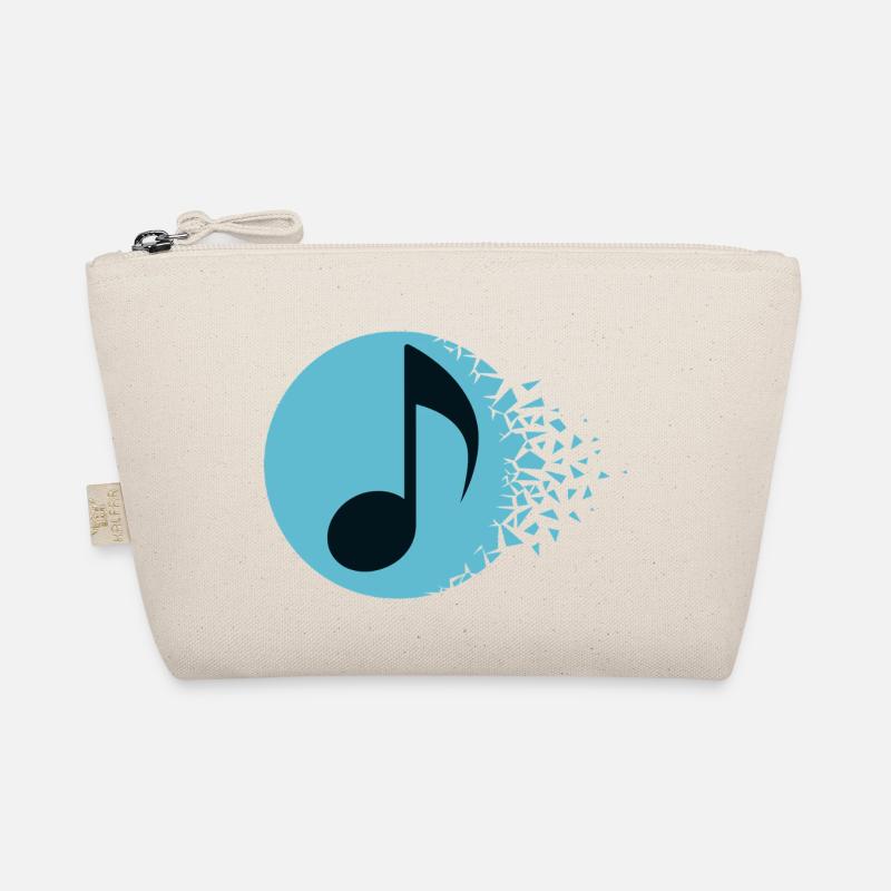 Abstract Sound Burst Organic Pouch