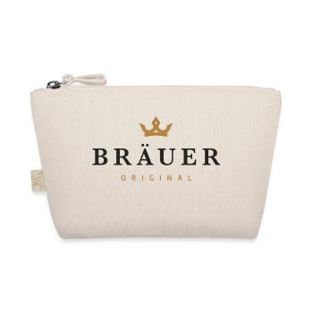 Bräuer Original Familienlogo - Bio-Täschchen - Natur - Vorne