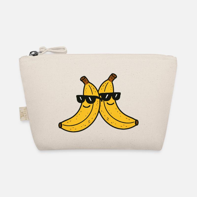 banane sonnenbrille 2 - Bio-Täschchen - Natur