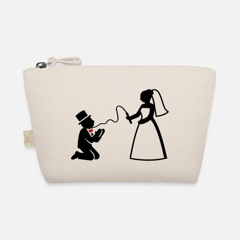 Brautpaar Ehe Paar Peitsche Hochzeit Bio-Täschchen