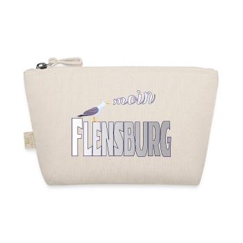 Flensburg Möwe & Moin Design - Bio-Täschchen - Natur - Vorne