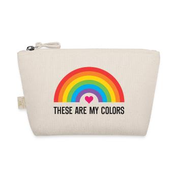 Mois de la fierté LGBTQ - Ce sont mes couleurs - Trousse biologique - nature - Devant
