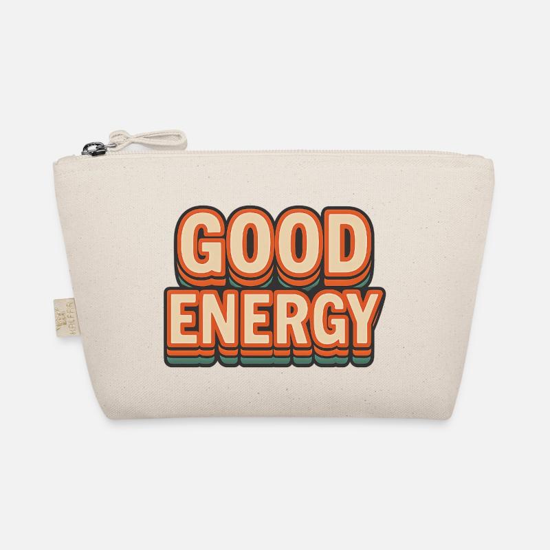 GOOD ENERGY – Retro Style Statement Bio-Täschchen