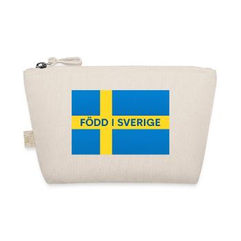 Drapeau suédois – Né en Suède - Trousse biologique - nature - Devant