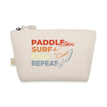 Paddle Surf Repeat - Organic Pouch - nature - Front