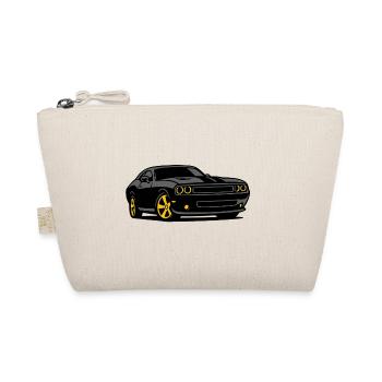 Night muscle with yellow rims - Organic Pouch - nature - Front