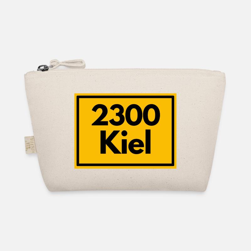 Panneau de lieu - puis rétro ancien code postal 2300 Kiel Trousse biologique