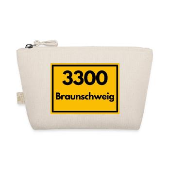 Town sign - then old zip code 3300 BRAUNSCHWEIG - Organic Pouch - nature - Front