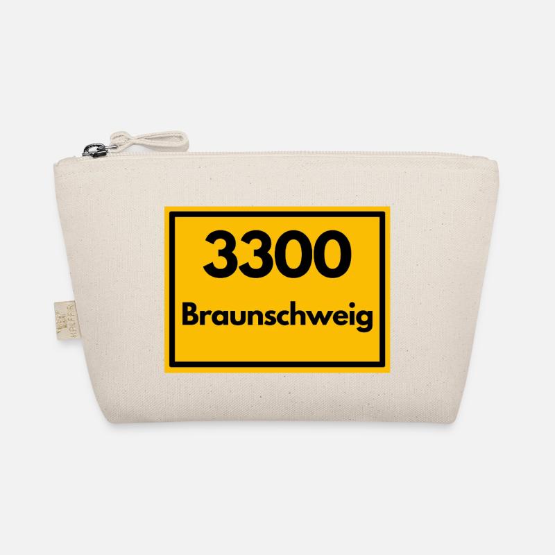 Town sign - then old zip code 3300 BRAUNSCHWEIG Organic Pouch