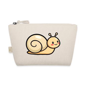 Schnecke - Bio-Täschchen - Natur - Vorne