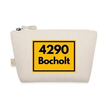 Town sign - then retro old zip code 4290 BOCHOLT - Organic Pouch - nature - Front