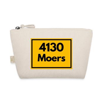 Town sign - then retro old zip code 4130 MOERS - Organic Pouch - nature - Front