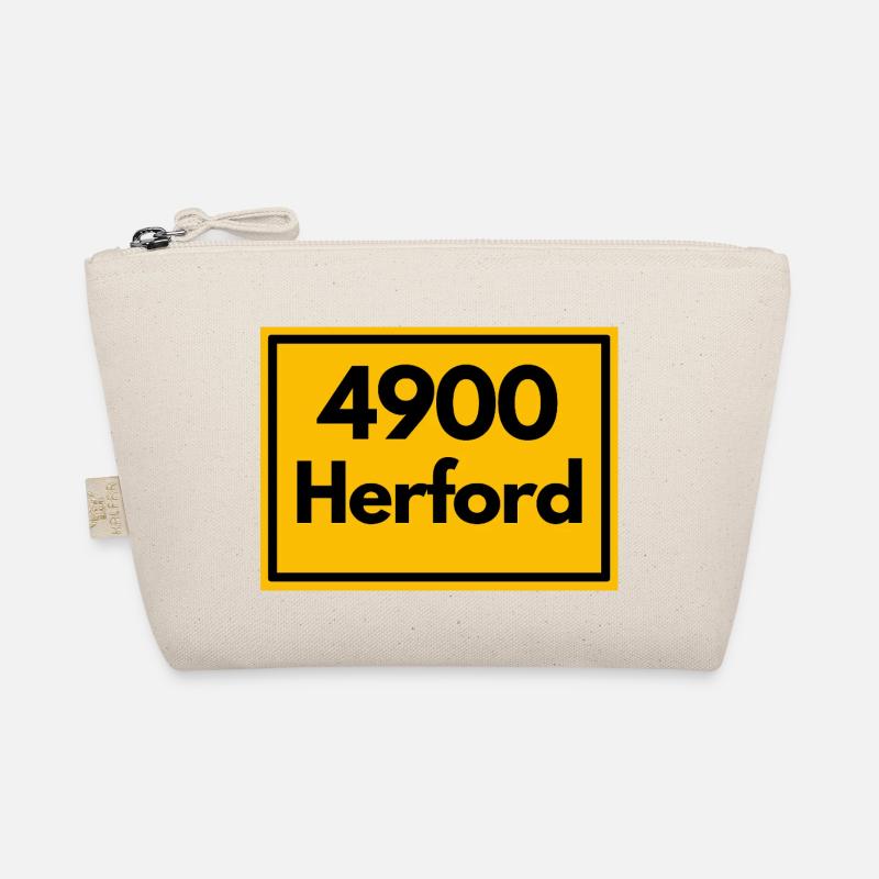 Panneau de lieu - puis rétro ancien code postal 4900 Herford Trousse biologique