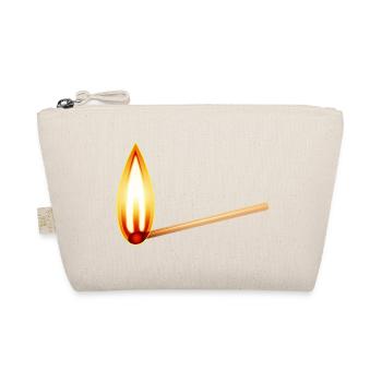 Allumette allumée avec une grande flamme chaude - Trousse biologique - nature - Devant