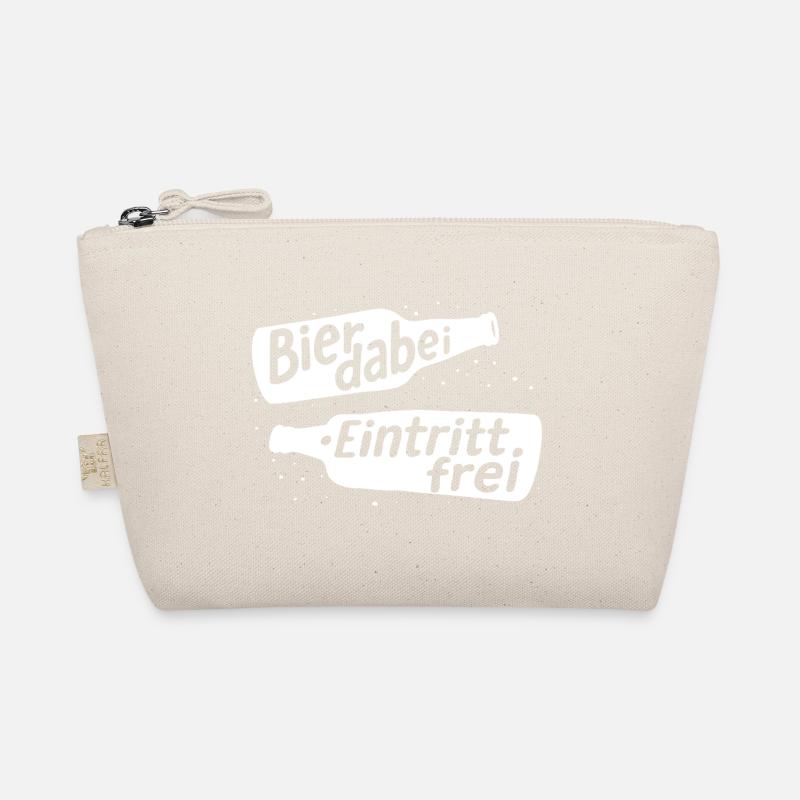 bier dabei eintritt frei grillen party sprüche Bio-Täschchen
