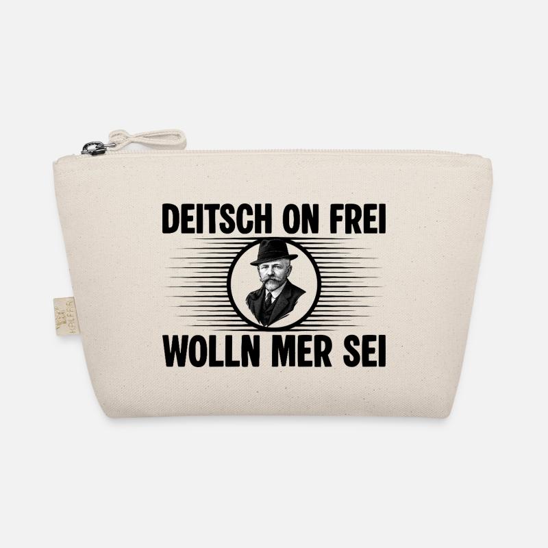Deitsch on frei wolln mer sei - Bio-Täschchen - Natur