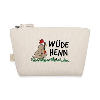 Wüde Henn Hendl this Huhn - Bio-Täschchen - Natur - Vorne