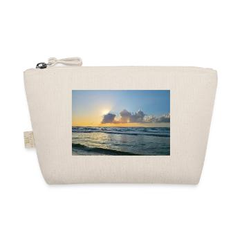 Sunset over the sea with clouds - Organic Pouch - nature - Front