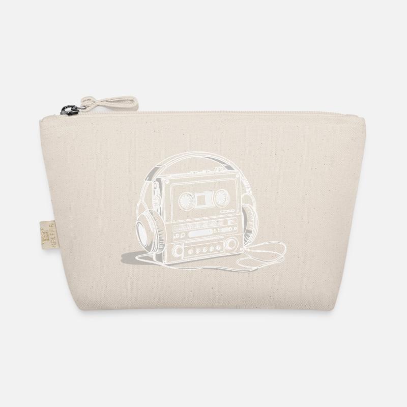 Magnétophone à cassettes avec casque - 80s vibes Trousse biologique