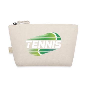 Tennis Logo - Cooles Sport-Logo - Bio-Täschchen - Natur - Vorne