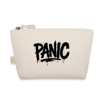 Expressive Graffiti „Panic“ Schriftart - Bio-Täschchen - Natur - Vorne