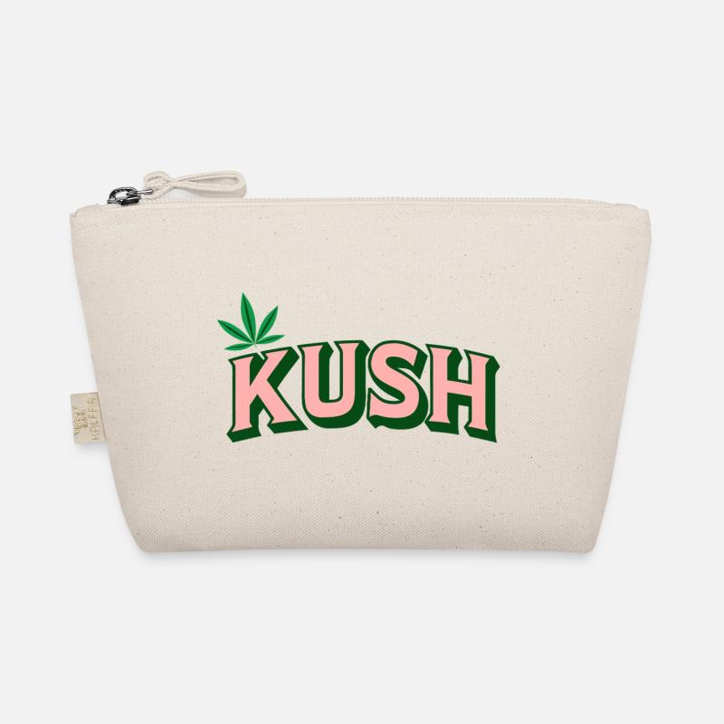 KUSH Retro Blatt Bio-Täschchen