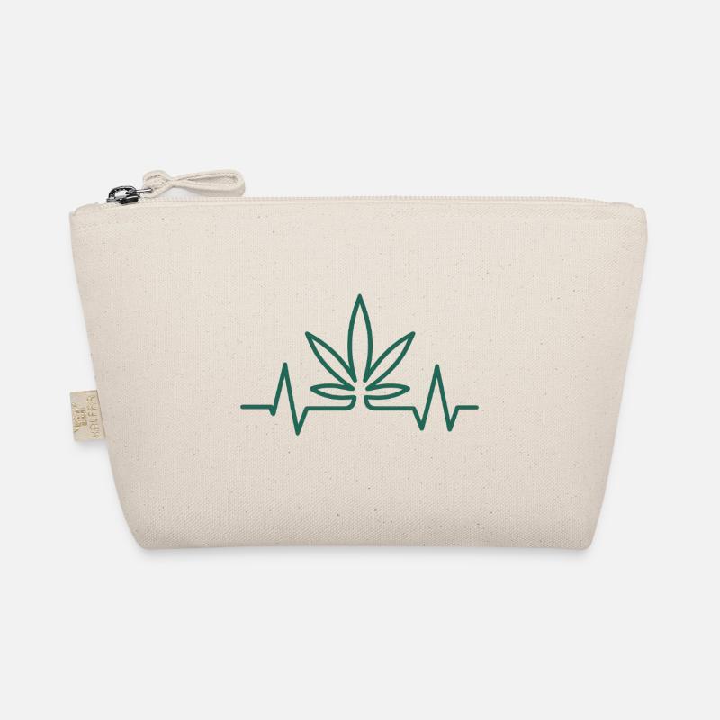 Heartbeat Hemp Leaf Organic Pouch
