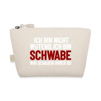 I'm not angry - I'm Swabian - Organic Pouch - nature - Front