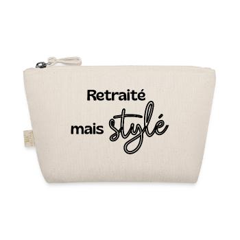 Retired but stylish - Organic Pouch - nature - Front