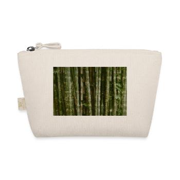 Forest Camouflage Grid Pattern - Organic Pouch - nature - Front