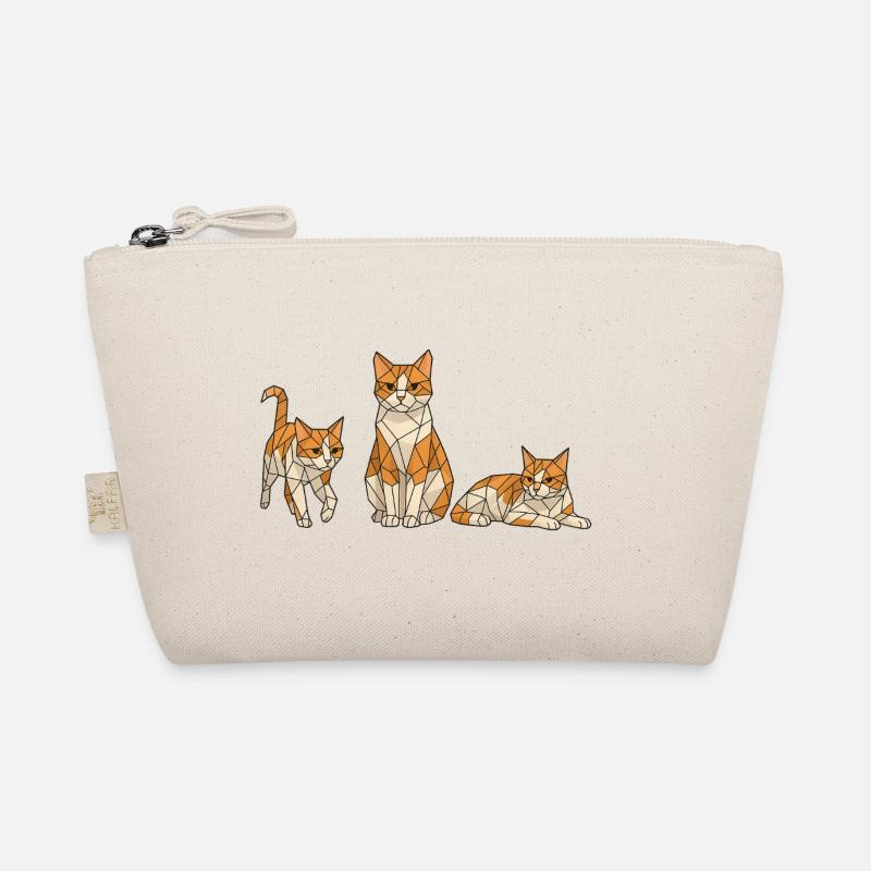Trio de chats géométriques Trousse biologique