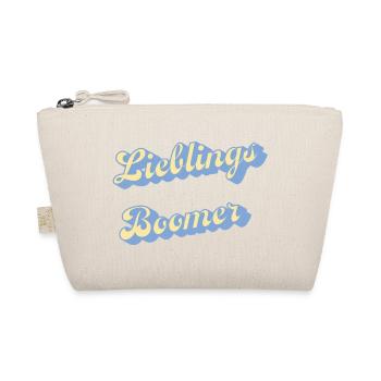 Favorite Boomer Retro Script - Organic Pouch - nature - Front
