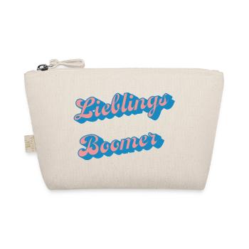 Favorites Boomer Retro Lettering - Organic Pouch - nature - Front