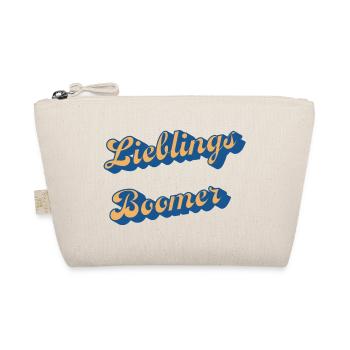 Liebings Boomer Script Logo - Bio-Täschchen - Natur - Vorne