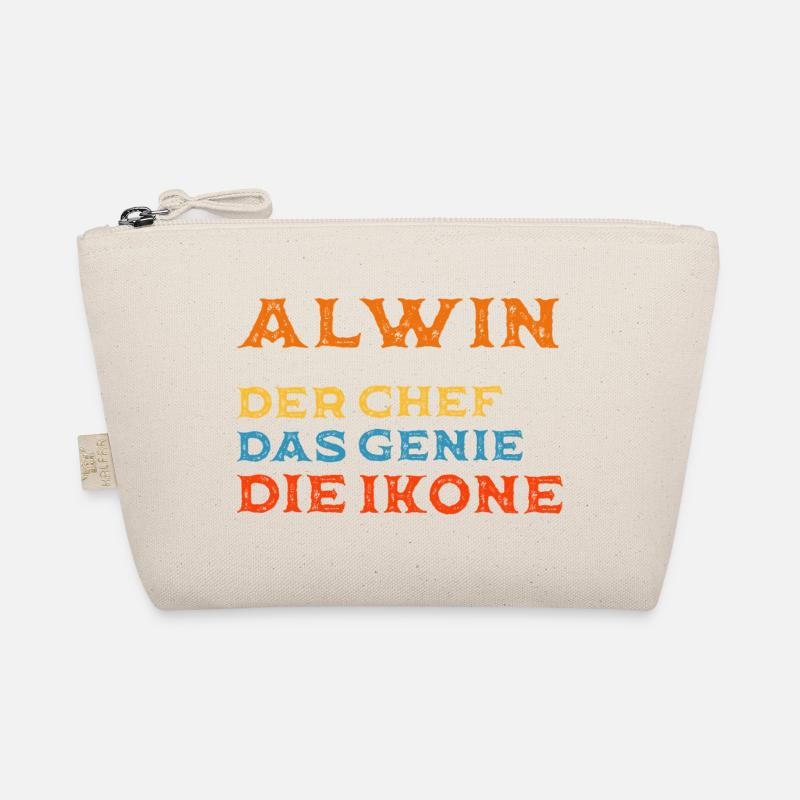 Alwin Vorname - Personalisiert Chef Ikone Bio-Täschchen