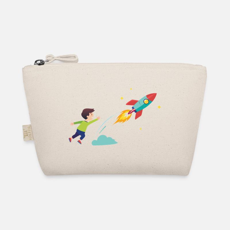 Kid Rocket Launch Adventure Organic Pouch
