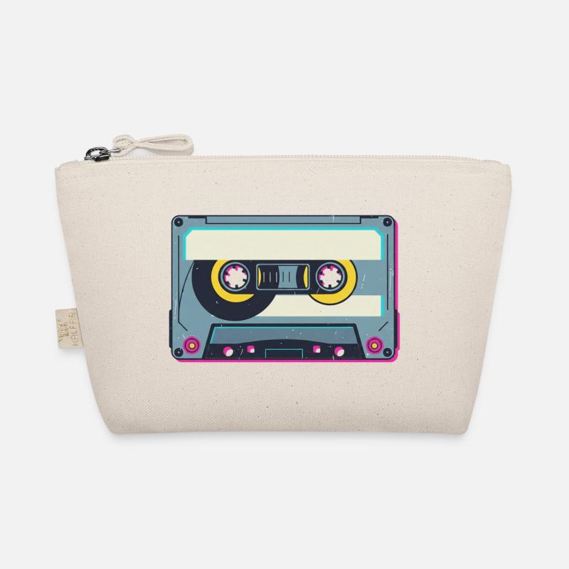 Retro Cassette Organic Pouch