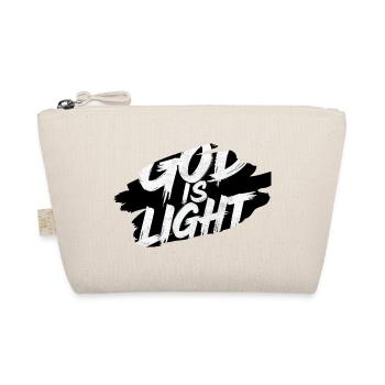 Gott ist Licht - Bio-Täschchen - Natur - Vorne