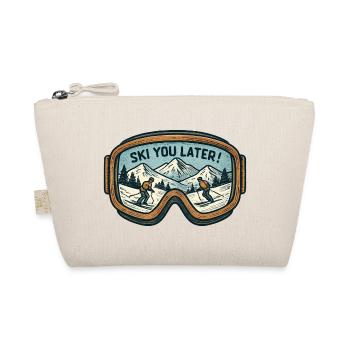 Ski goggles – Ski You Later! - Organic Pouch - nature - Front