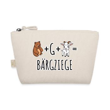 Bear plus goat equals mountain goat uh BEAR-G-GOAT - Organic Pouch - nature - Front