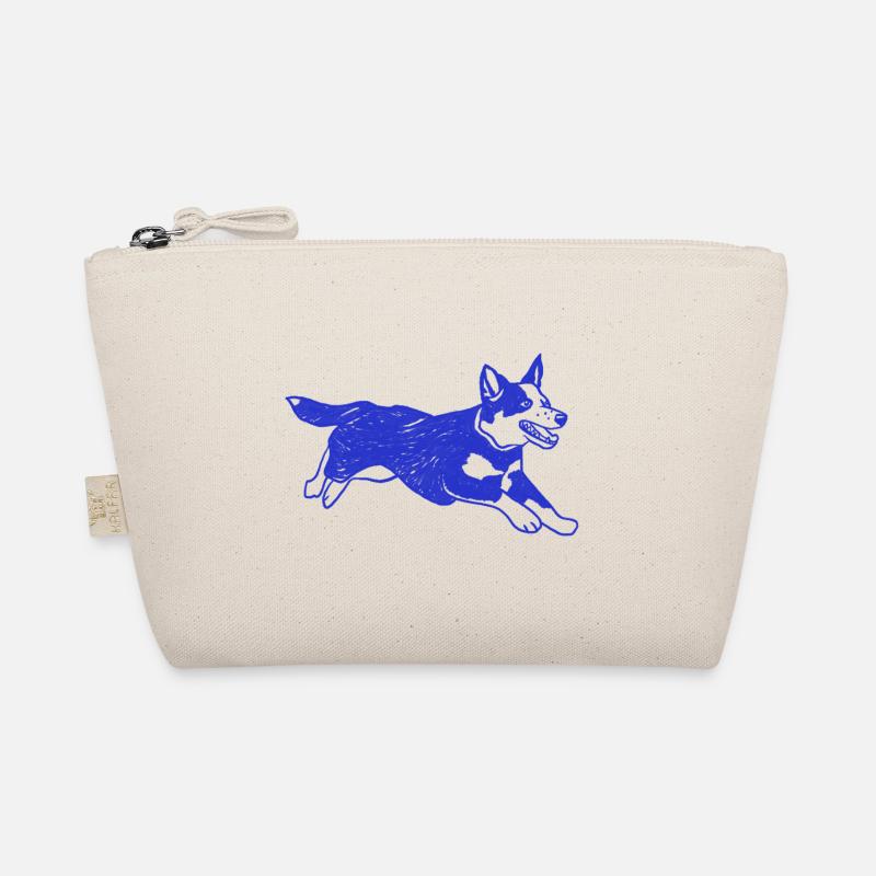 Australian Cattle Dog Laufen - Bio-Täschchen - Natur
