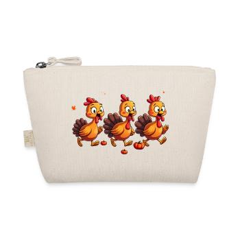 Thanksgiving Truthahn Baby - Bio-Täschchen - Natur - Vorne