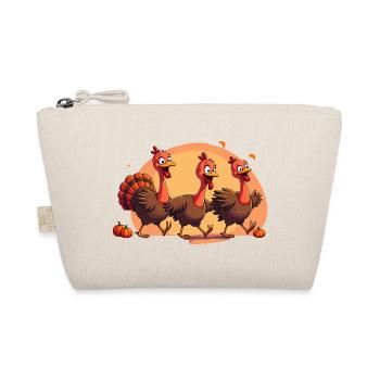 Thanksgiving Turkey Baby - Organic Pouch - nature - Front