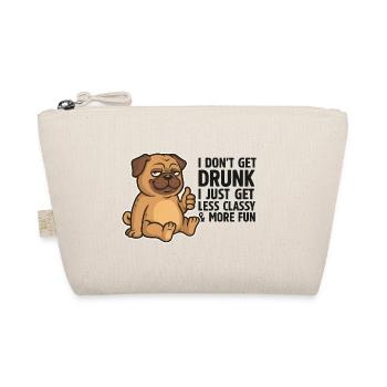 Less Classy More Fun Pup - Organic Pouch - nature - Front