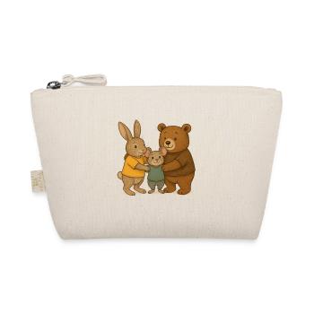 Hase_Maus_Baer_2 - Organic Pouch - nature - Front