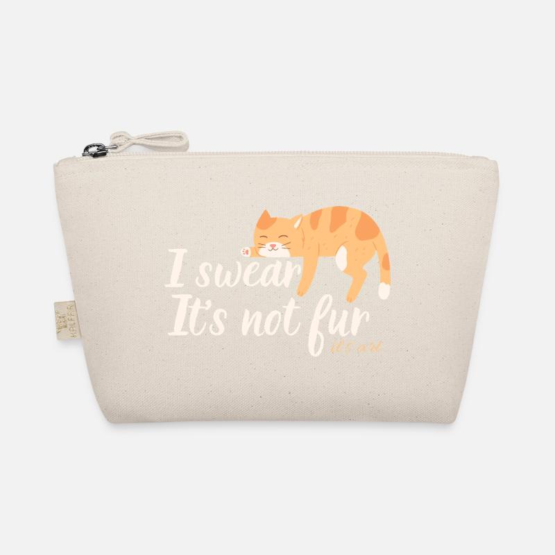 Ce n’est pas de la fourrure, c’est de l’art – un drôle de chat roux Trousse biologique