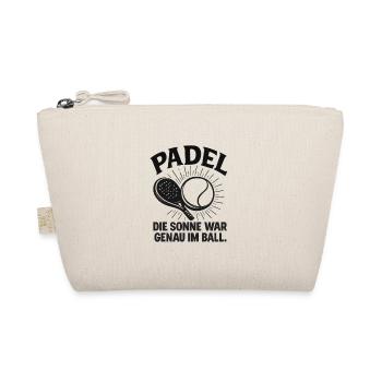 Motif de balle de soleil de padel - Trousse biologique - nature - Devant
