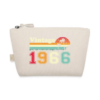 1966 Vintage Retro Geburtstagsgeschenk - Bio-Täschchen - Natur - Vorne